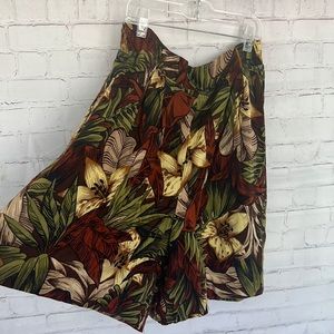 90’s vintage super high rise floral short size 14